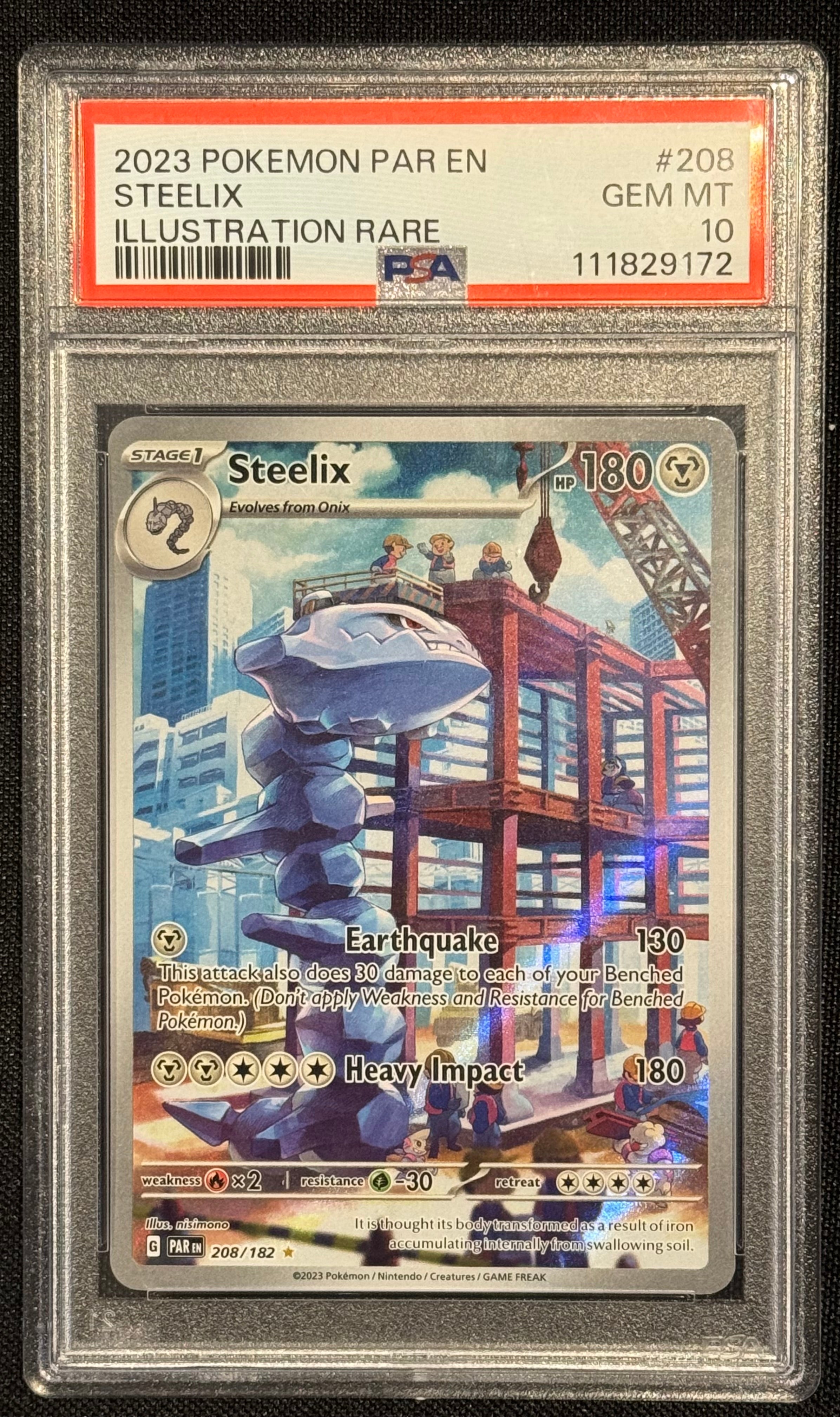 Steelix #208 Paradox Rift PSA 10